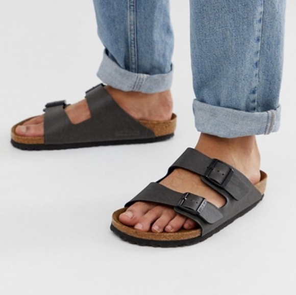birkenstock vegan anthracite